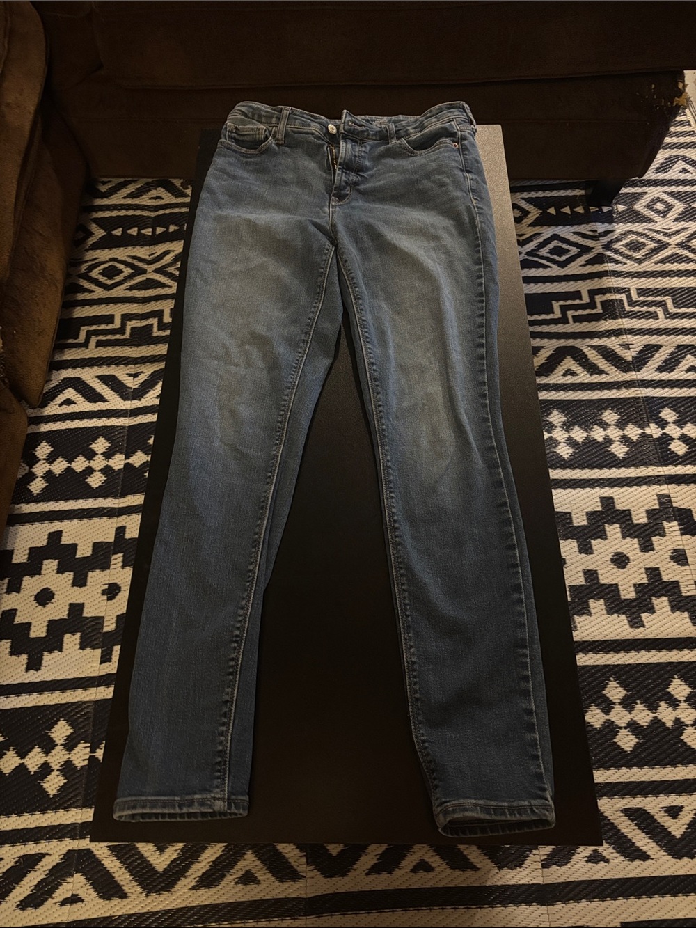 Old Navy Women's Light Blue Rockstar super high rise Skinny Jeans
